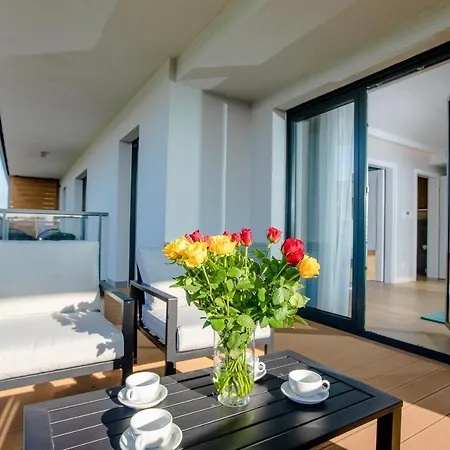 Apartman Apartament Turkusowy Gardenia Z Widokiem Na Morze Epapartamenty *